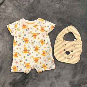 Disney Baby Romper with Pooh and Honey Pots